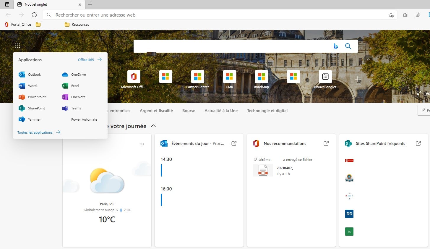 Accueil-du-navigateur-Microsoft-Edge-avec-un-profil-Microsoft-365