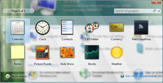Glassmorphism by Microsoft Exemple de Glassmorphism par Microsoft