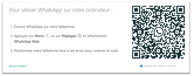 L’authentification par QR code sur WhatsApp Web Sécurité renforcée par l’authentification par QR code sur WhatsApp Web