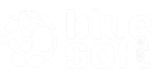 Logo Blue Soft Wit