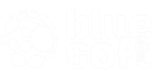 Logo Blue Soft Wit