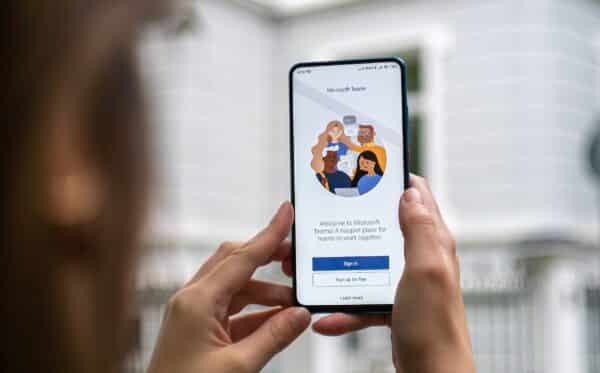 Teams application mobile Microsoft Teams application