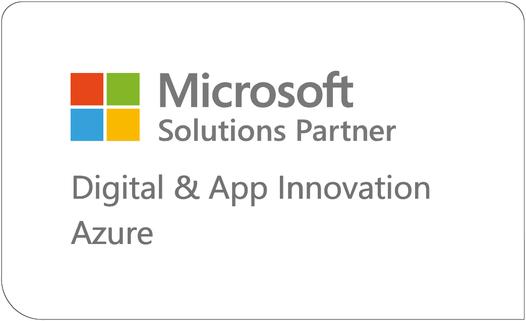Microsoft Solution Partner badge - Digital &amp; App Innovation, Azure