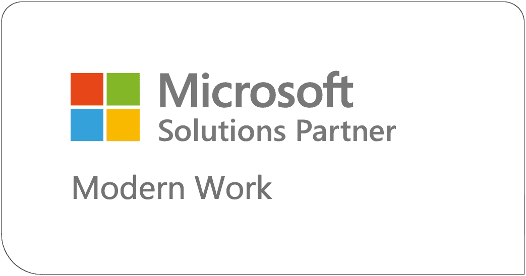 Microsoft Solution Partner badge - Moder Work