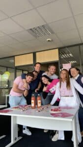 Les Talents Bleus de Blue Soft pour le Goûter Rose à Aix-en-Provence pour l'occasion d'Octobre Rose 2024