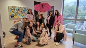 L'équipe Marketing de Blue Soft pour le Défi Rose à l'occasion d'Octobre Rose 2024