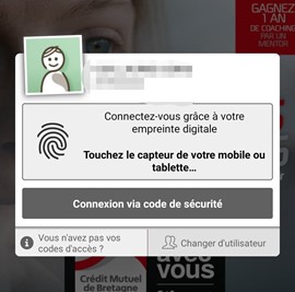 identification biométrique Exemple d'identification biométrique