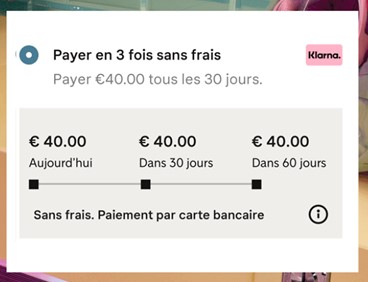 Application de paiement Klarna API Klarna
