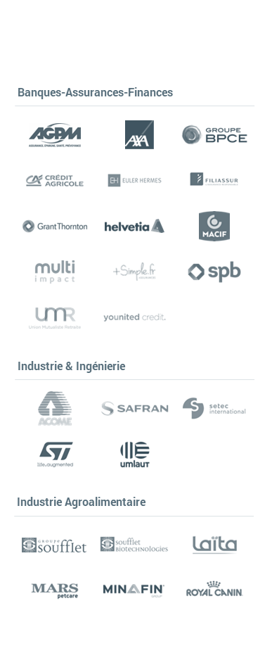 Logos partenaires Scient - vos projets